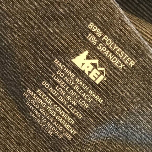 REI Gray Striped Long Sleeve Pullover Top - Picture 8 of 8